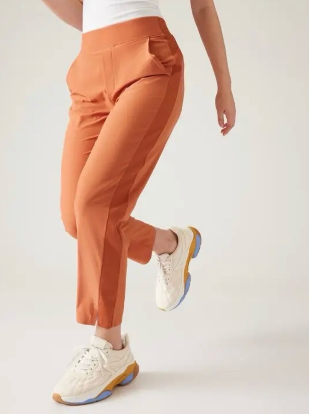 Women's Athleta Brooklyn Ankle Pants — Burnt Orange